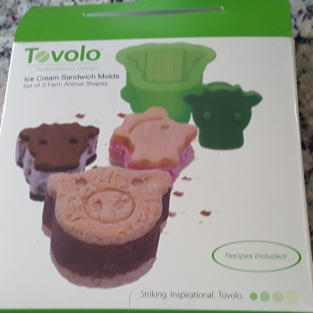 Tovolo ice cream sandwich mold,new
